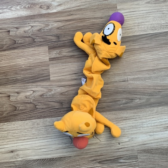 Nickelodeon Cartoon CatDog Cat Dog Hand Puppet Mattel Vintage 1998 90s Vintage - Picture 2 of 9